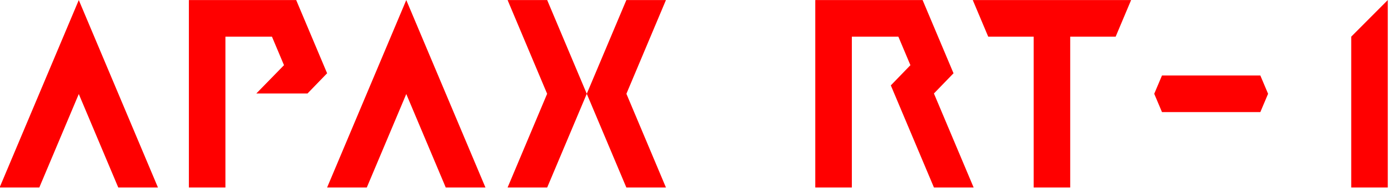 Red text 'APAX RT-1' on a white background